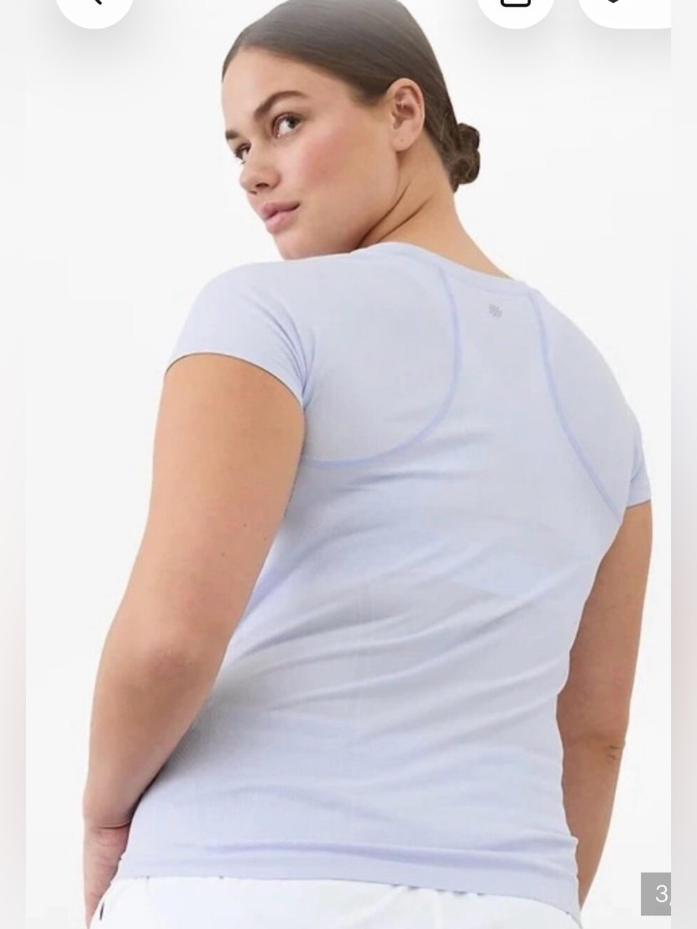 NWT Athleta 1X momentum seemless tee